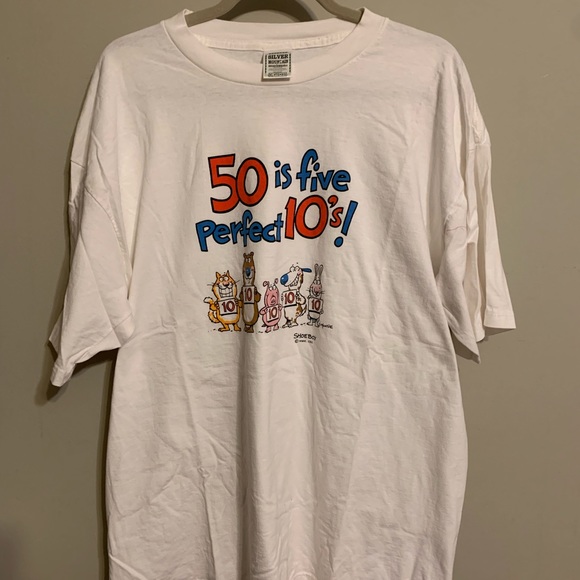 VTG SILVER MTN GRAPHIC TEE - Picture 1 of 3